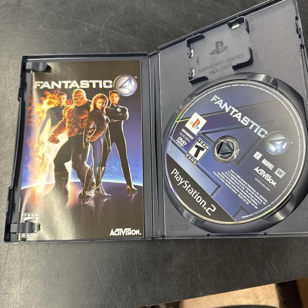 Fantastic 4 (Sony PlayStation 2, 2005) Fantastic Four PS2 Complete With manual